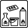 Sonderabf&auml;lle (Chemikalien) -> Sammelwagen steht am Sammeltag in Aarberg (1/1)
